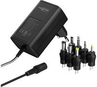 Ansmann 1201-0021 Bloc dalimentation réglable 12 V/DC, 9 V/DC, 7.5 V/DC, 6 V, 4.5 V/DC, 3 V 300 mA 3.60 W