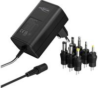 Ansmann 1201-0022 Bloc dalimentation réglable 12 V/DC, 9 V/DC, 7.5 V/DC, 6 V, 4.5 V/DC, 3 V 600 mA 7.20 W