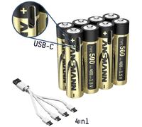 Ansmann 1311-0031 Pile rechargeable LR3 (AAA) lithium 400 mAh 1.5 V 8 pc(s)