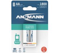 Ansmann 1312-0038 Pile rechargeable LR6 (AA) NiMH 1600 mAh 1.2 V 2 pc(s)