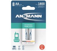 Ansmann 1312-0038 Pile rechargeable LR6 (AA) NiMH 1600 mAh 1.2 V 2 pc(s)