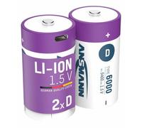 Ansmann 1314-0005 pile domestique Batterie rechargeable D Lithium-Ion (Li-Ion)