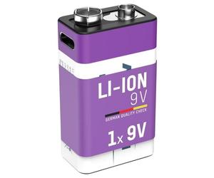 Ansmann 1315-0005 pile domestique Batterie rechargeable 9V Lithium-Ion (Li-Ion)