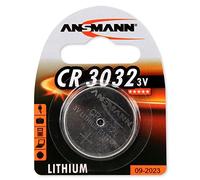 Ansmann 1516-0013 Lot de 10 piles bouton au lithium CR 3032 3 V