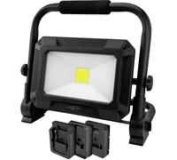 Ansmann 1600-0713 LED Strahler FL50W 18V Powertool-Akkupacks, inkl. Adapterplatten Luminaire LED fonctionnant à pile, LED COB Projecteur 50 W 4500 lm