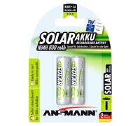 Ansmann Piles rechargeables Mignon AA 800 mAh 1,2V – Faible autodécharge – Lot de 2