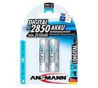 Ansmann Pile rechargeable Digital HR06 LR6 (AA) NiMH 2650 mAh 1,2 V - lot de 2
