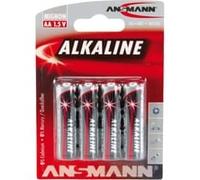 Ansmann Piles alcalines LR06 (AA) Red-Line 1,5 V Lot de 4