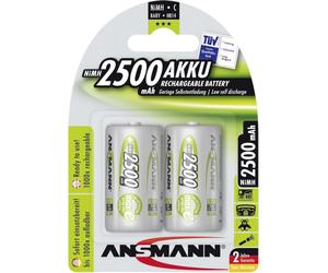 Ansmann 5030912 1x2 Ansmann maxE Accu NiMH Baby C 2500 mAh 5030912