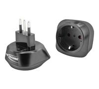 Ansmann Adaptateur de voyage 1250-0035 EU vers IT universel 10A utilisable dans 10 pays 1 pièce