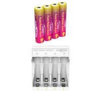 Ansmann Li-Ion Akku Micro AAA Typ 1400 (min. 1250 mAh) Jeu de piles rechargeables Li-Ion 1250 mAh 1.5 V 1 pc(s)