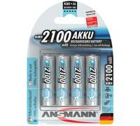 Ansmann Blister de 4 Accu maxE rechargeable NiMH AA 2100 mAh, Batterie