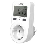 ANSMANN Compteur d'énergie numérique compact APM 1 Compteur de consommation d'électricité Energy Check/Compteur d'électricité jusqu'à 3680 W, fonction mémoire incluse Économiser de l'électricité