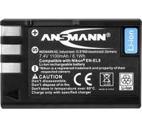 Ansmann EN-EL9 Batterie pour appareil photo Remplace laccu dorigine EN-EL9 7.4 V 1100 mAh