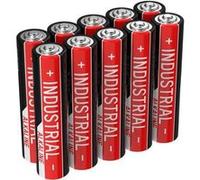 ANS IND 10XAAA - Pack de 10 piles industrielles, alcalines Mignon