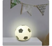 Ansmann LED-Silikonlicht Fußball wiederaufladbar 1800-0099 Boule lumineuse LED, Veilleuse LED football LED multicolore noir
