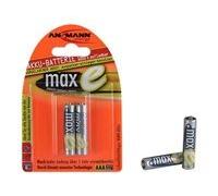 ANSMANN maxE - Batterie 2 x AAA - NiMH - (rechargeables) - 800 mAh
