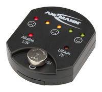 Ansmann Testeur de piles boutons – 1 pièce – 1,5V/3V pour CR2025, CR2032, LR41, LR44