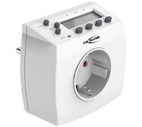 ANSMANN Minuteur de Cuisson, Réveil AES5, écran LCD, 3680W, Minuteur de Cuisine numérique avec 8 Temps de Commutation, Fonction Accident, Changement de l'heure d'été.