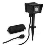 ANSMANN outdoor timer AES8, minuterie mécanique 24 heures, répétition quotidienne du temps programmé, max 16A / 3680W, idéal pour votre pelouse, parterre dans le jardin, cour, balcon, terrasse