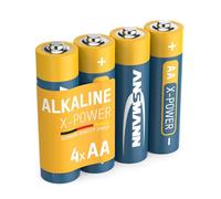Ansmann Piles X-Power Mignon AA – Alcalines – 4 x AA – Gaine thermoformée