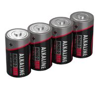 Ansmann Pile alcaline LR20 Red-Line D 1,5 V Lot de 4