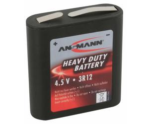 ANSMANN Pile plate 3R12, zinc-carbone, 4,5 V, 2000mAh, 10 pièces