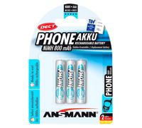 Ansmann Pile rechargeable Maxe NiMH Micro (AAA) 1x3 800 mAh pour téléphone DECT