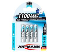 Ansmann Batterie Micro NiMH – 4 x AAA – Rechargeable