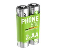 Ansmann Pile rechargeable LR6 (AA) NiMH DECT maxE HR06 800 mAh 1,2 V – lot de 2