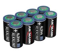 ANSMANN Piles alcalines 4LR44 (Lot de 8) - Piles alcalines 6V pour système d'alarme, Collier Anti-aboiement, Accessoire d'appareil Photo, etc. - Piles jetables à Hautes Performances