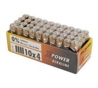 ANSMANN Piles alcalines industrielles 1521-0007 LR03 / AAA 10 schrink de 4