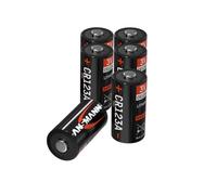 ANSMANN Piles lithium CR123A 3V (lot de 6) - Piles pour appareils électroniques
