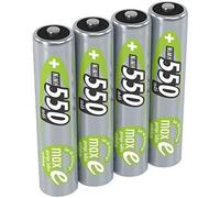 ANSMANN piles rechargeables AAA, 1,2 V / Type 550mAh / Accumulateur NiMH de grande capacité avec technologie maxE pour une grande