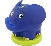 ANSMANN Projecteur ciel étoilé en forme d'éléphant (1 pce) - Veilleuse musicale et lumineuse pour aider les enfants à s'endormir - Veilleuse bébé avec berceuse et jeu de lumière