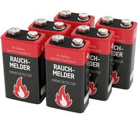 Ansmann Rauchmelderbatterie Pile 6LR61 (9V) alcaline(s) 9 V 6 pc(s)