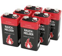 Ansmann Rauchmelderbatterie Pile 6LR61 (9V) alcaline(s) 9 V 6 pc(s)