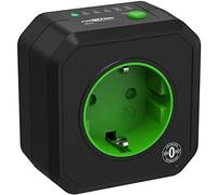 ANSMANN Temporisateur AES1 - Prise programmable pour radiateur électrique, Fer à Repasser, Lampe de Chevet, etc. - Prise électrique avec minuterie intégrée (15 Min ; 30 Min ; 1h ; 2h ; 4h ; 8h)