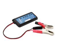 ANSMANN Testeur de batterie de voiture Power Check (1 pce) - Testeur de batterie 12V avec pinces croco - Tensiomètre professionnel pour batterie auto