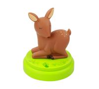 ANSMANN Veilleuse LED "Biche" - Veilleuse bébé à la lumière douce avec capteur tactile et minuterie - Mini lampe de chevet pour aider les petits bouts de choux à s'endormir