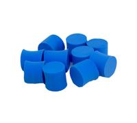 ANT Lot de 10 tubes à essai agricoles en éponge pour bouchon d'eau, tube d'alimentation en eau, diamètre 18 mm, bleu