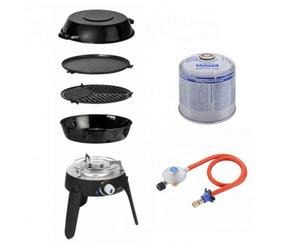 Antarion Pack CADAC Barbecue gaz Safari Chef 30 + détendeur + Cartouche de gaz