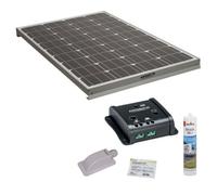 Antarion Pack Panneau Solaire 120W Camping-Car + Régulateur Solaire SC10