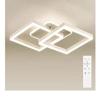ANTENLICHT Plafonnier LED 40W, Design Moderne, 3000K-6500K, 3600LM, Blanc pour Salon, Salle à Manger (65x42x12cm)