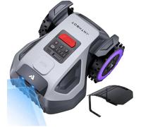 ANTHBOT M5 500 Robot tondeuse sans câble périphérique, GPS RTK et caméra IA HDR Dual Vision, jusqu’à 700 m², avec abri transparent