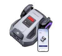 ANTHBOT Tondeuse Robot M5, 500 -700㎡，NetRTK + 4G, Double RTK+Vision IA, ACC Cartographie Automatique, Gestion Multi-zones, Programmation de la Tonte, 150㎡/h, 3-7CM Réglage de la Hauteur de Coupe