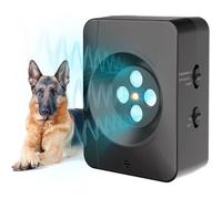 Anti Aboiement Chien, 3 Réglable Fréquence Dispositif Anti-Aboiements Ultrasons, Étanche IP45 pour l'extérieur et l'intérieur