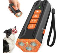 Anti Aboiement Chien à Ultrasons Chien, Anti Aboiement Chien | 4 Modes Appareil Anti Aboiement Chien Ultrason Puissant Avec lampe torche, Arrêt 7M Portée, Portable et Sûr pour Les Chiens
