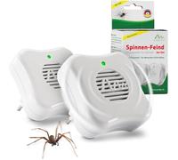 Anti-Araignée à Ultrasons 2pc Répulsif Araignées à Usage Intérieur Portée 25m²Antiparasitaire Ultrasonique sans Produit Chimique