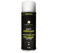 Anti-Gravillon Noir Protection Bas de Caisse 400ml - IRONTEK | IT129 | Fort Pouvoir adhérent | Formule Professionnelle | Anti-Corrosion & Insonorisant | Peut être Peint | Made in France